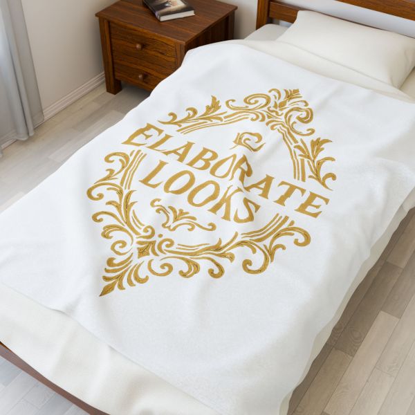Elaborate Looks Velveteen Plush Blanket — Luxury You Can Feel